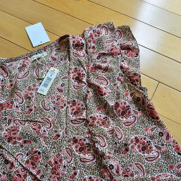 Max Studio Paisley Printed Blouse Size S - Picture 3 of 9